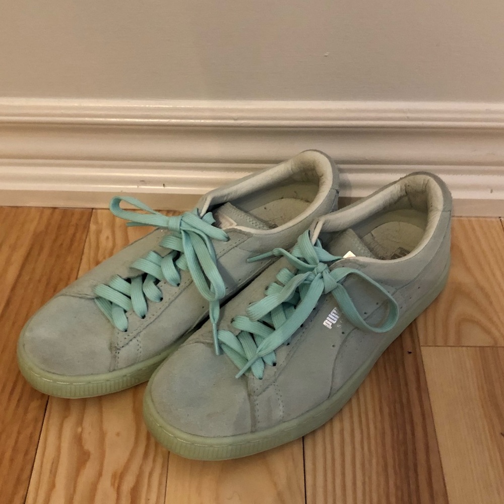 Light Blue Puma Sneakers